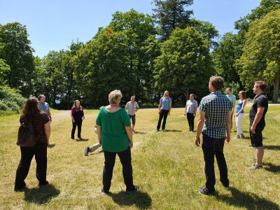 Eindrücke aus einem Teamworkshop in der Natur