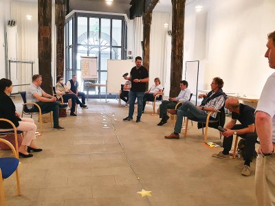 Eindrücke aus dem Workshop mit der Stadt Kronach